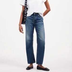 The Darted Barrel-Leg Jean in Irmo Wash NWT